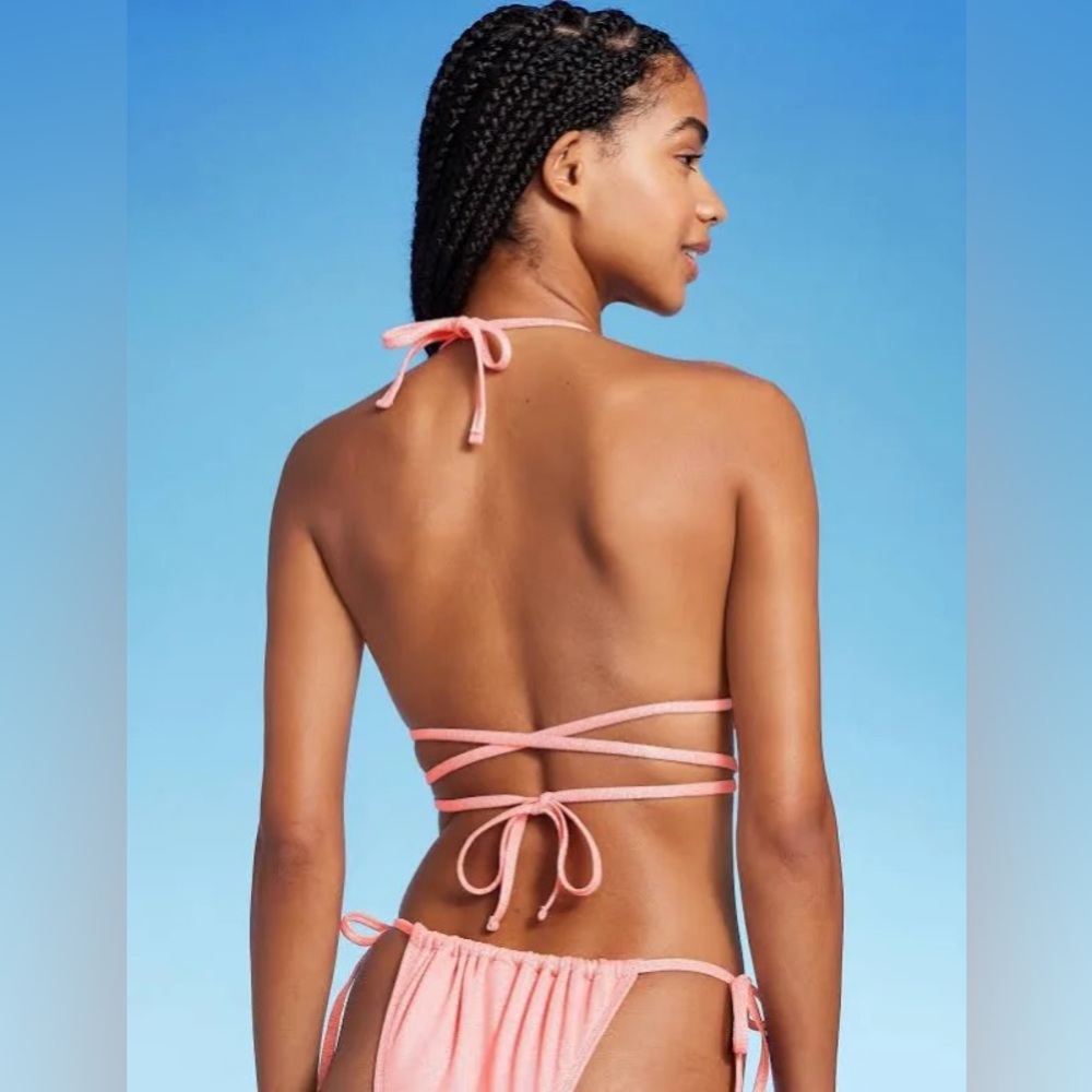 Pink Tie Bikini